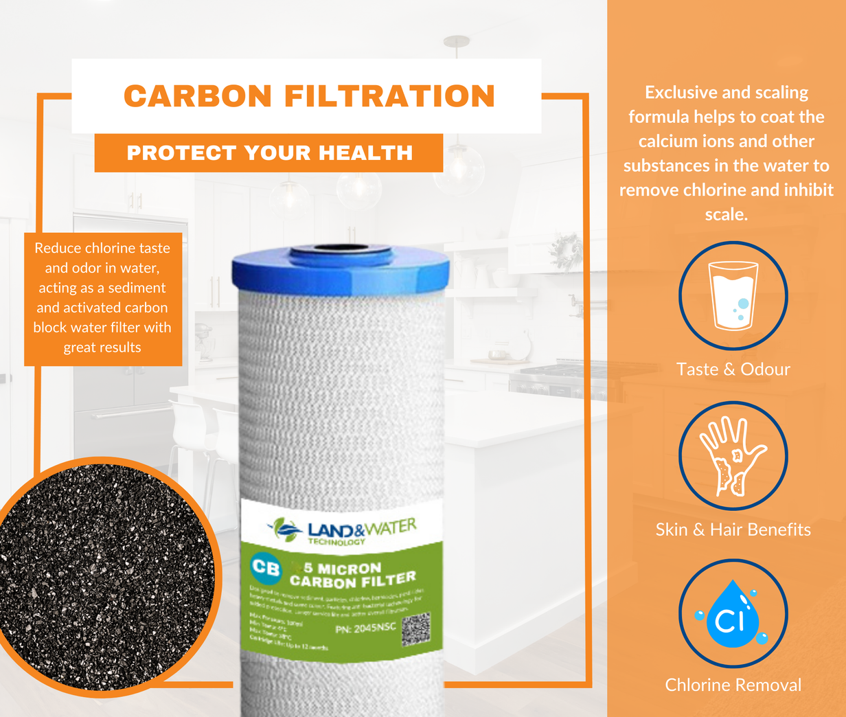 3-Stage Budget Complete Home Water Filtration System with Chlorine Cartridge Kit