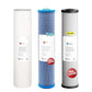 3-Stage Water Filter Replacement Hard Water (Anti-Scale) Kit