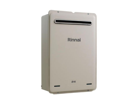 Rinnai Builders B16N50A 16L 6 Star Natural Gas Continuous Flow Hot Water Heater (50°C Preset) Including Metro Perth Installation - Pacer Plumbing & Gas