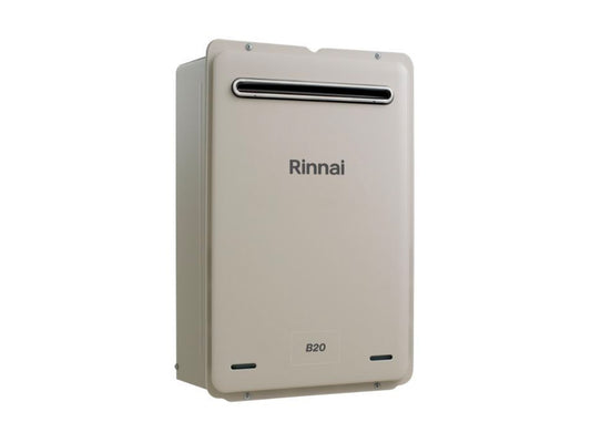 Rinnai Builders B20N50A 20L 6 Star Natural Gas Continuous Flow Hot Water Heater (50°C Preset) Including Metro Perth Installation - Pacer Plumbing & Gas