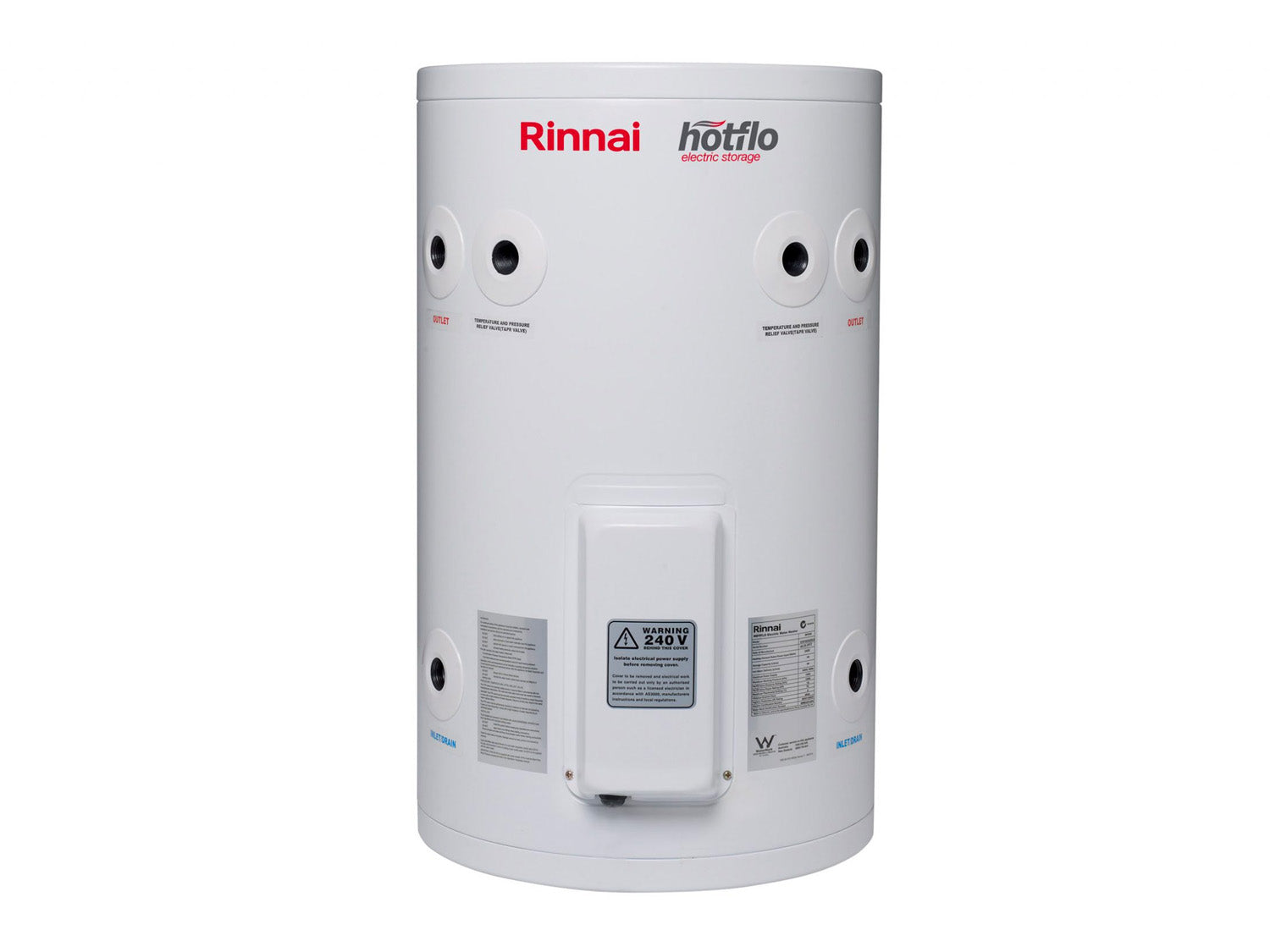 Rinnai EHFP50S36 Hotflo Plus 50L 3.6kW Electric Hot Water Storage Including Metro Perth Installation - Pacer Plumbing & Gas