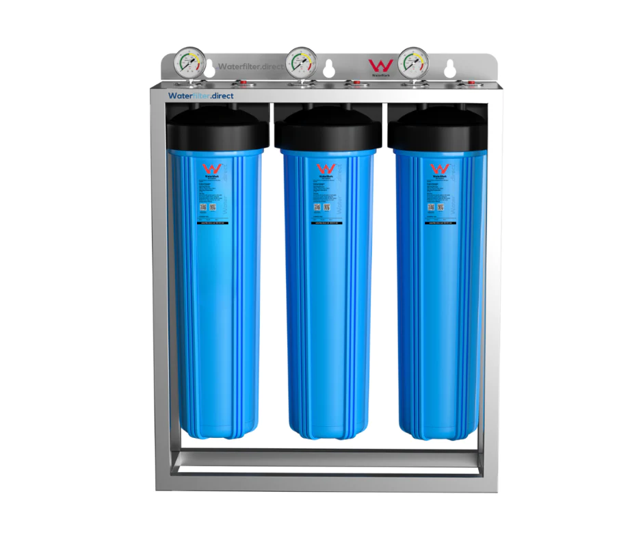 3-Stage Complete Home Water Filtration System with Hard Water (Anti-Scale) Package Including Metro Perth Installation - Pacer Plumbing & Gas